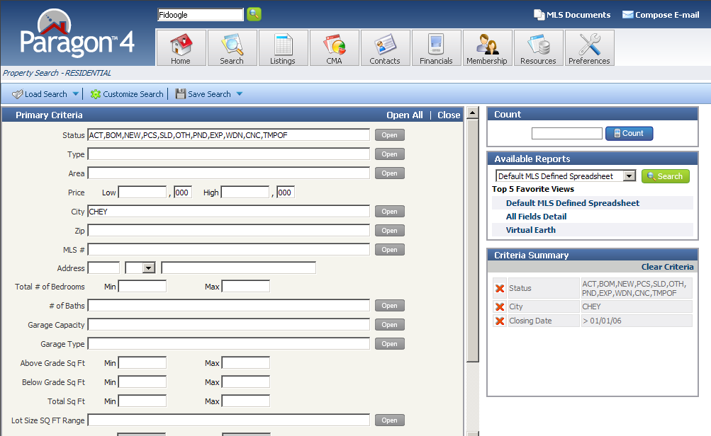 Paragon Export Instructions